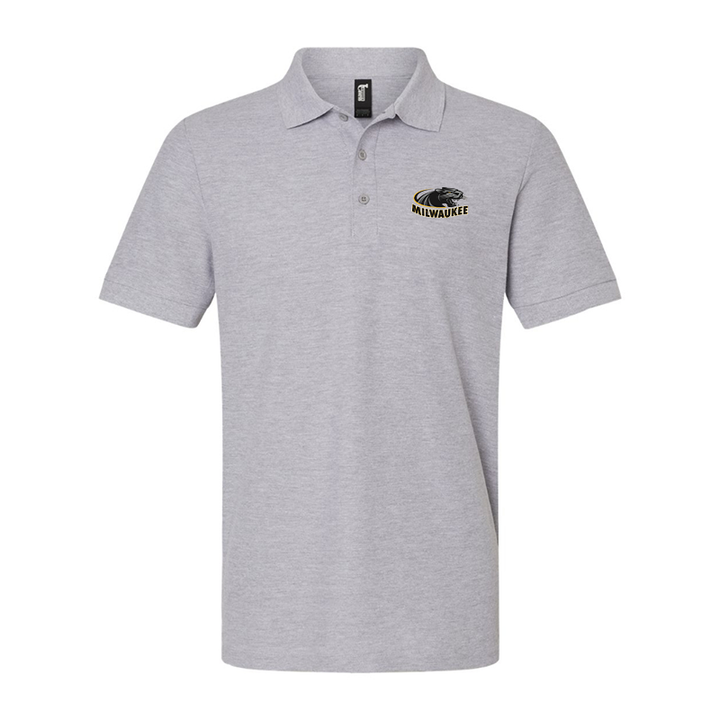 Men's Wisconsin Milwaukee Panthers Gildan Hammer Pique Polo