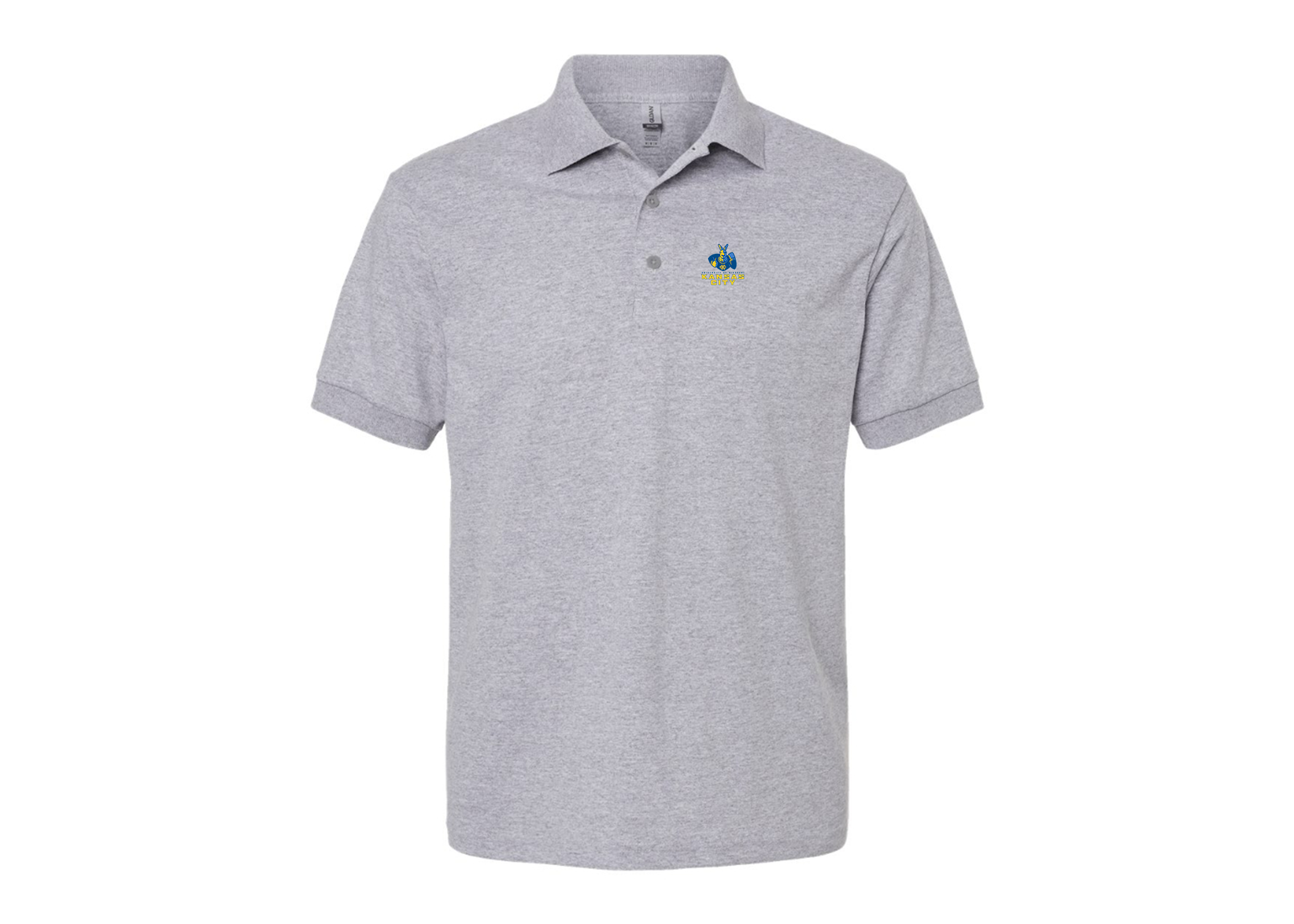 Men's UMKC Kangaroos Gildan Dry Blend Jersey Polo