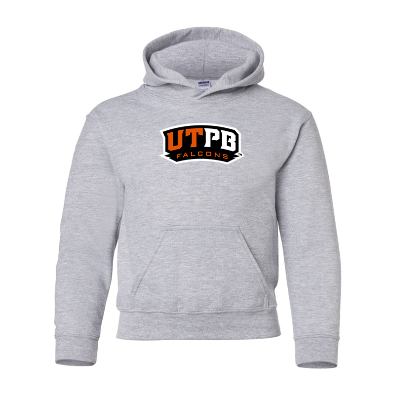 Youth UTPB Falcons Gildan Heavy Blend  Hooded Sweatshirt