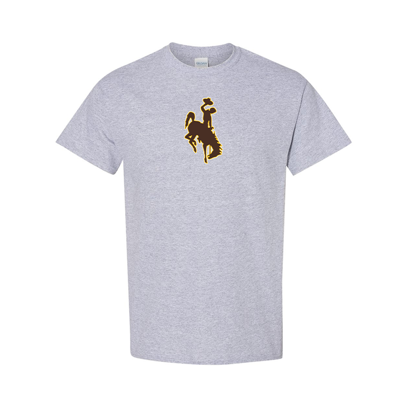Men's  Wyoming Cowboys Gildan Heavy Cotton T-Shirt