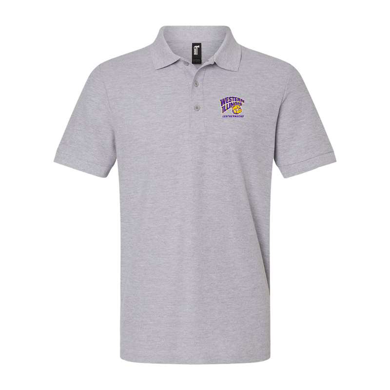 Men's Western Illinois Leathernecks Gildan Hammer Pique Polo