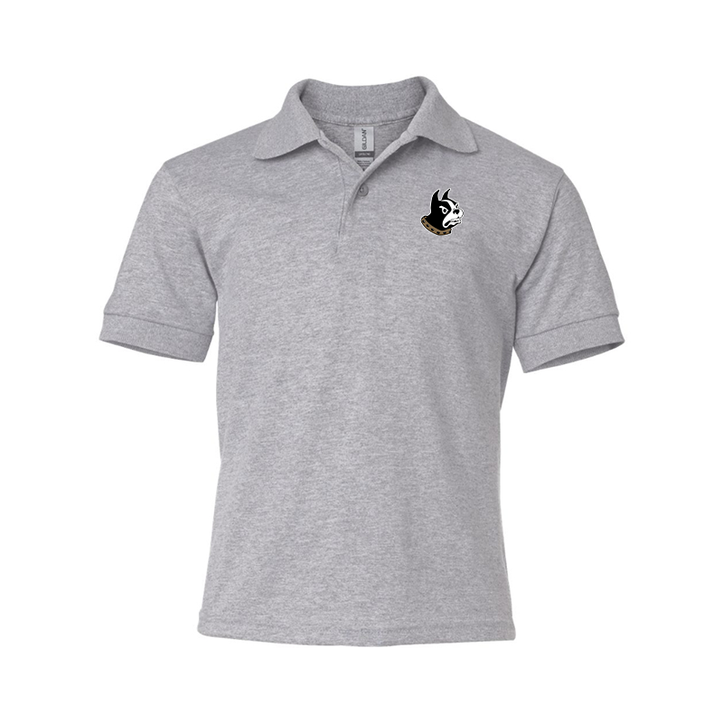 Youth Wofford Terriers Gildan Dry Blend Jersey Polo
