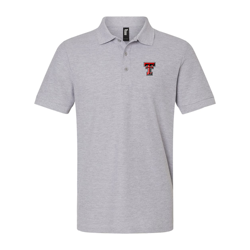 Men'sTexas Tech Red Raiders Gildan Hammer Pique Polo