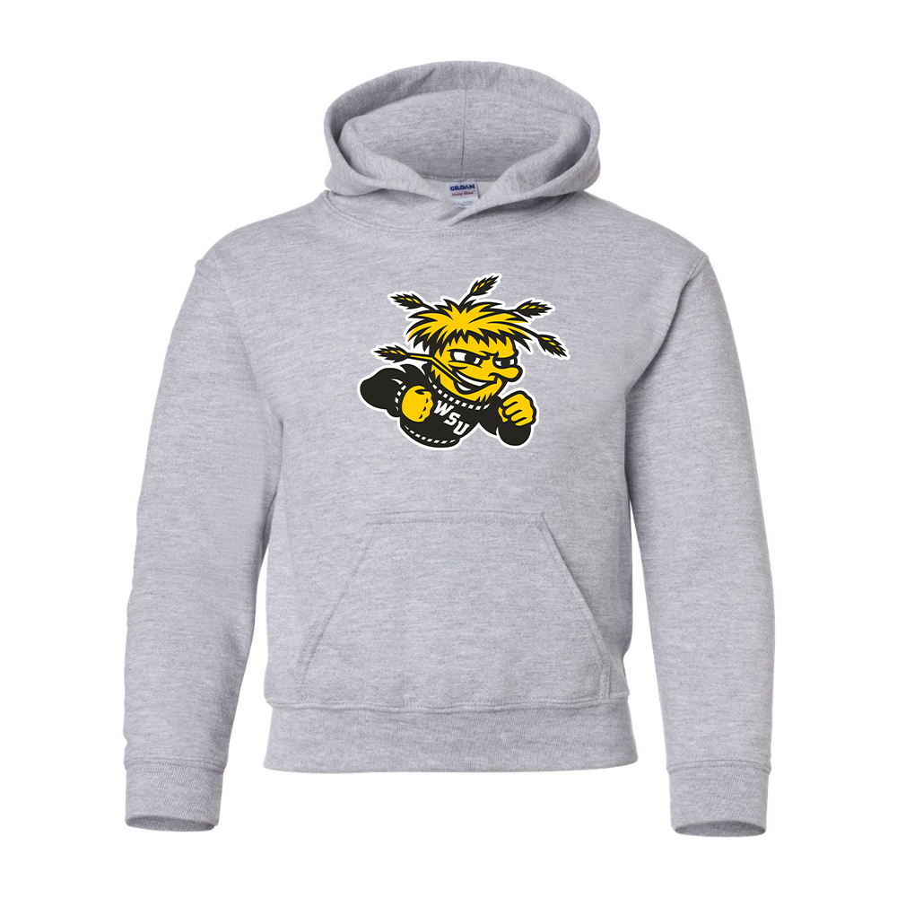 Youth Wichita State Shockers  Gildan Heavy Blend  Hooded Sweatshirt