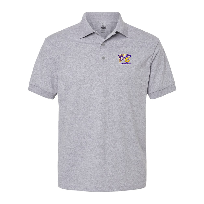 Men's Western Illinois Leathernecks Gildan Dry Blend Jersey Polo