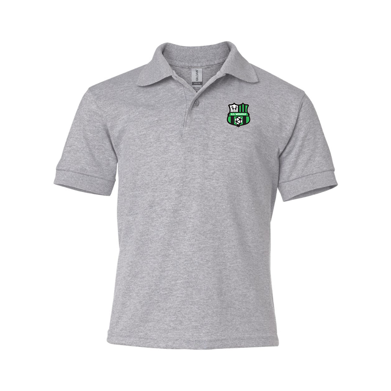 Youth U.S. Sassuolo Soccer Gildan Dry Blend Jersey Polo