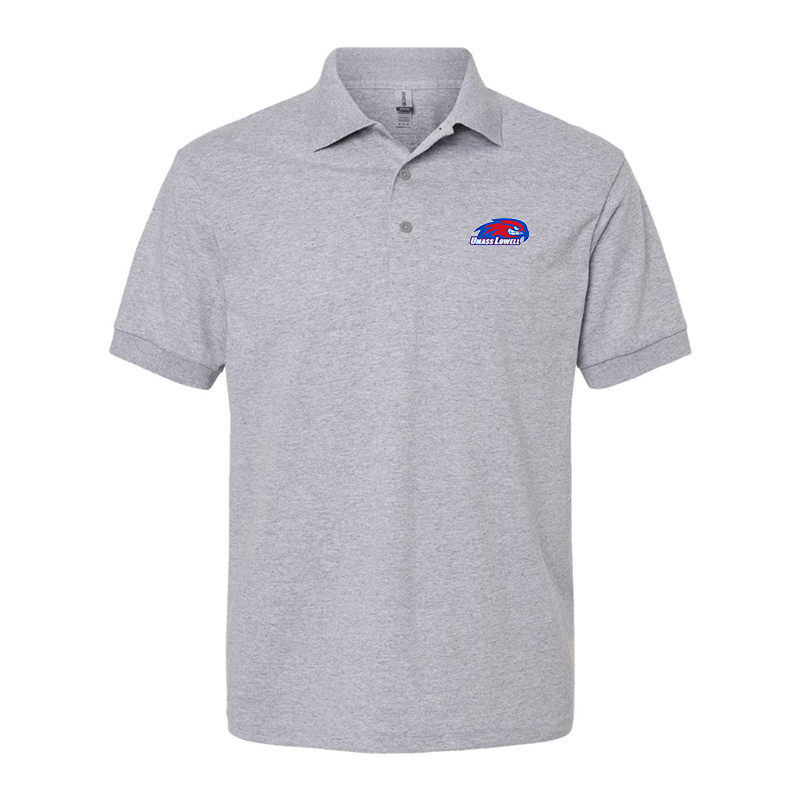 Men's UMass Lowell River Hawks Gildan Dry Blend Jersey Polo