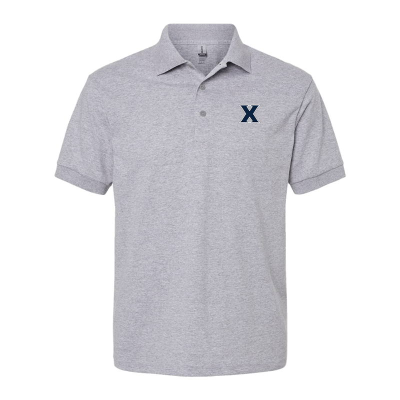 Men's Xavier Musketeers  Gildan Dry Blend Jersey Polo