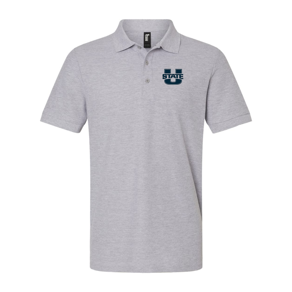 Men's Utah State Aggies Gildan Hammer Pique Polo