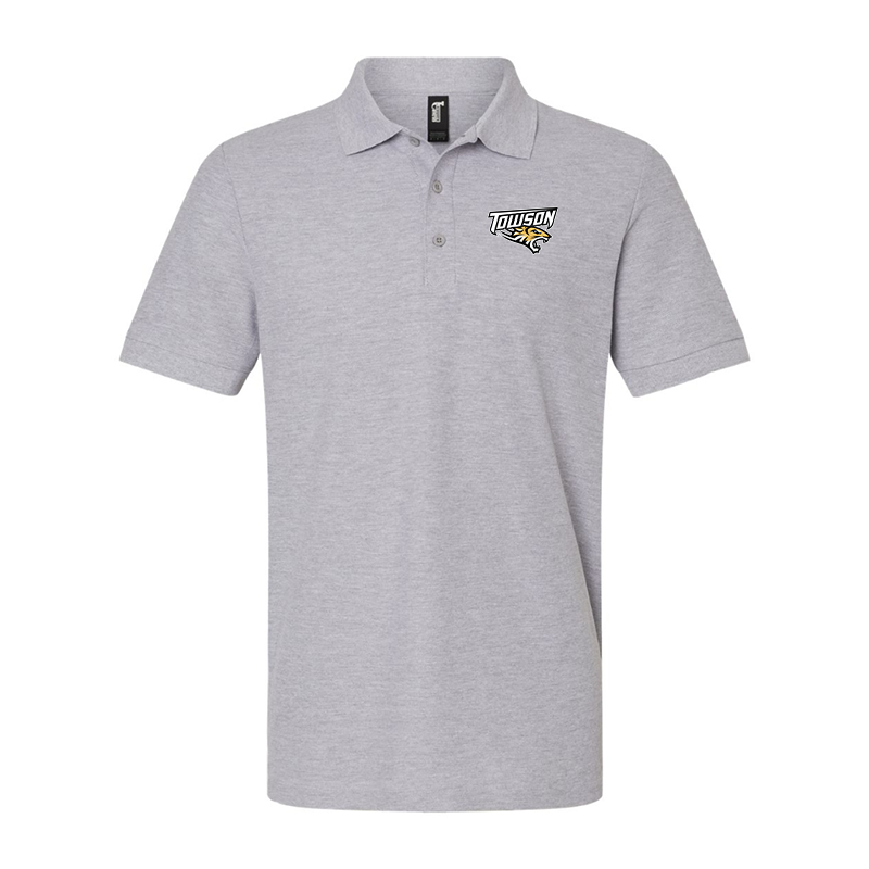 Men's Towson Tigers Gildan Hammer Pique Polo