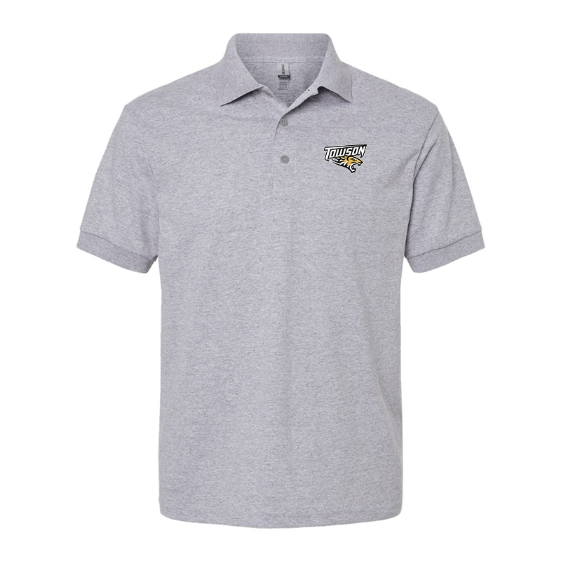 Men's Towson Tigers Gildan Dry Blend Jersey Polo