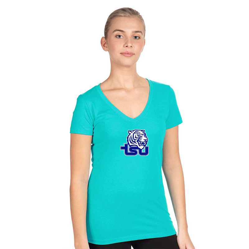 Women's Tennessee State Tigers  Next Level V-Neck T-Shirt