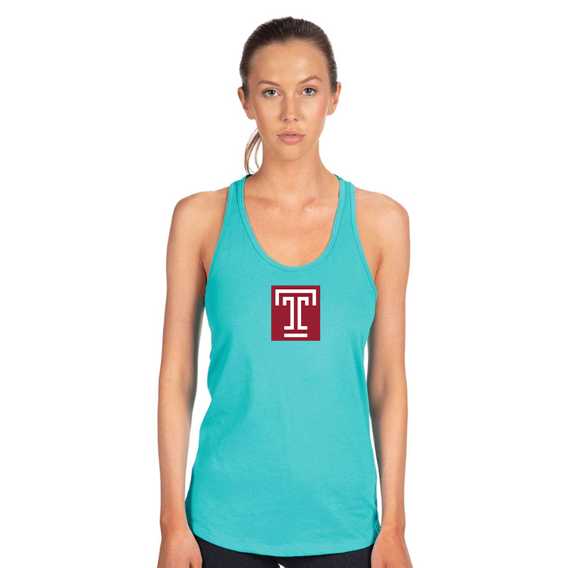 Women's Temple Owls Next Level Ideal Racerback Tank