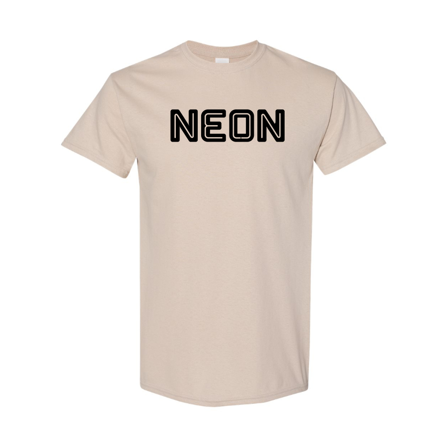 Men's  Neon Logo Cotton T-Shirt