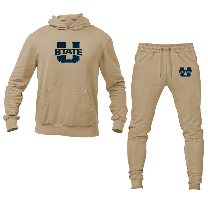 Men's Utah State Aggies Hoodie Joggers Set