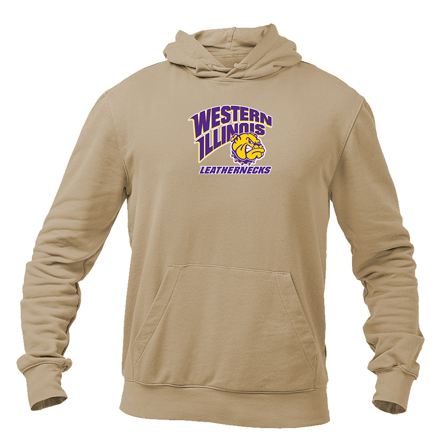 Men's Western Illinois Leathernecks Gildan  Heavy Blend Hooded Sweatshirt