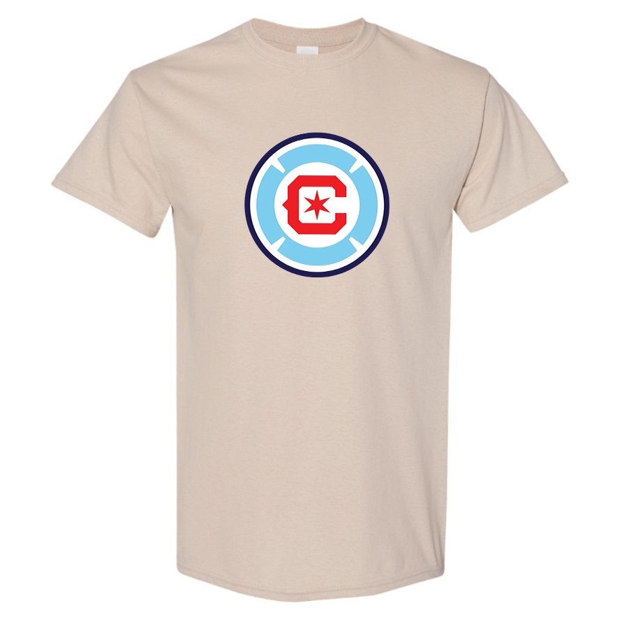 Men's Chicago fire Soccer Cotton  T-Shirt