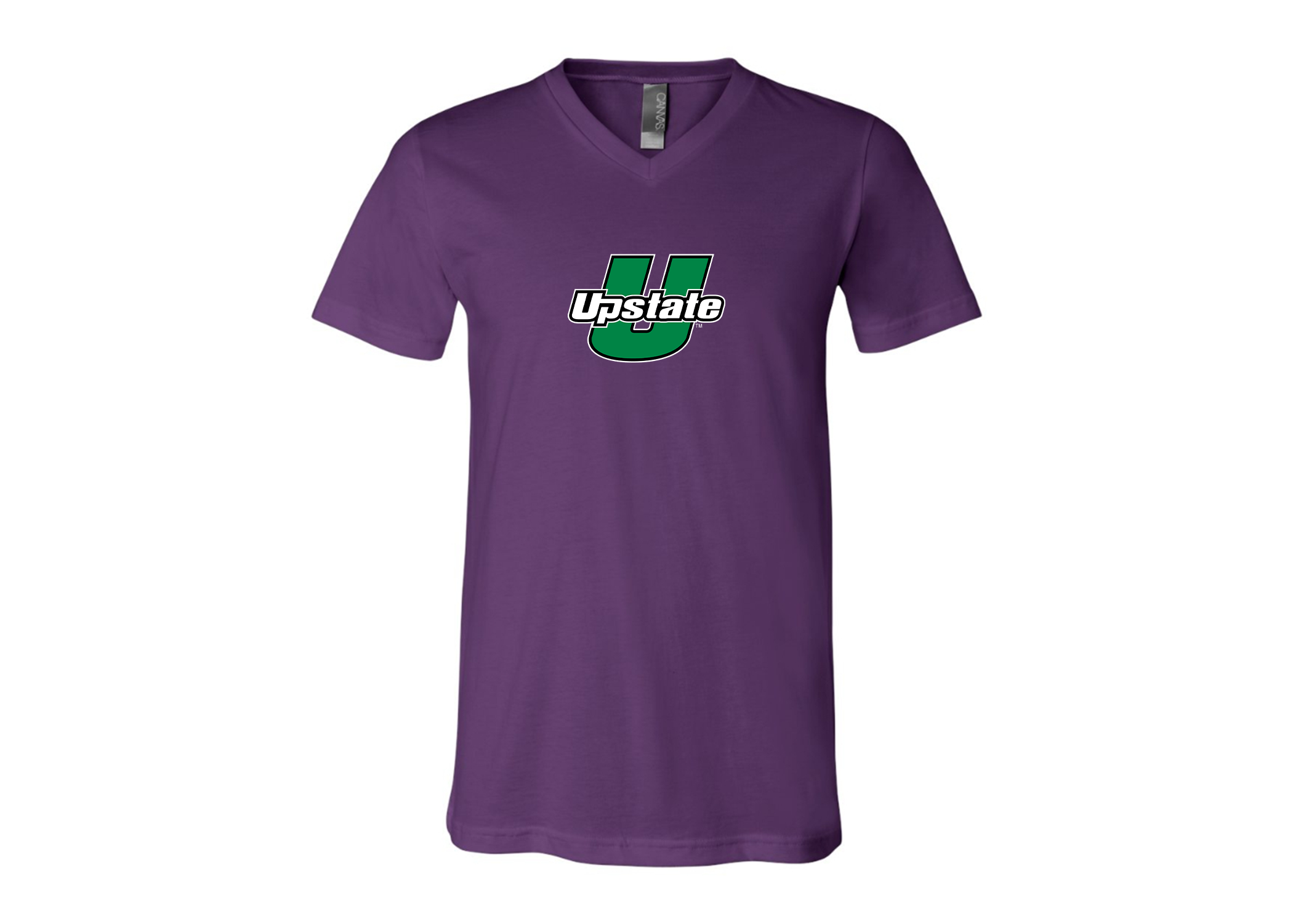 USC Upstate Spartans BELLA  CANVAS - Jersey V-Neck T-Shirt