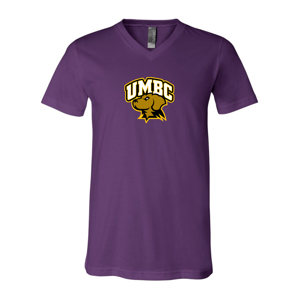 UMBC Retrievers BELLA  CANVAS - Jersey V-Neck T-Shirt