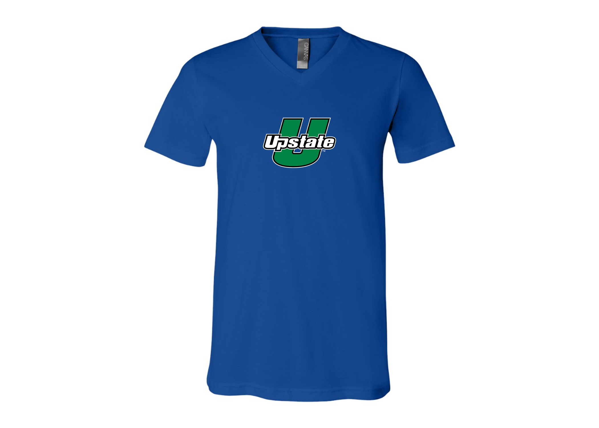 USC Upstate Spartans BELLA  CANVAS - Jersey V-Neck T-Shirt