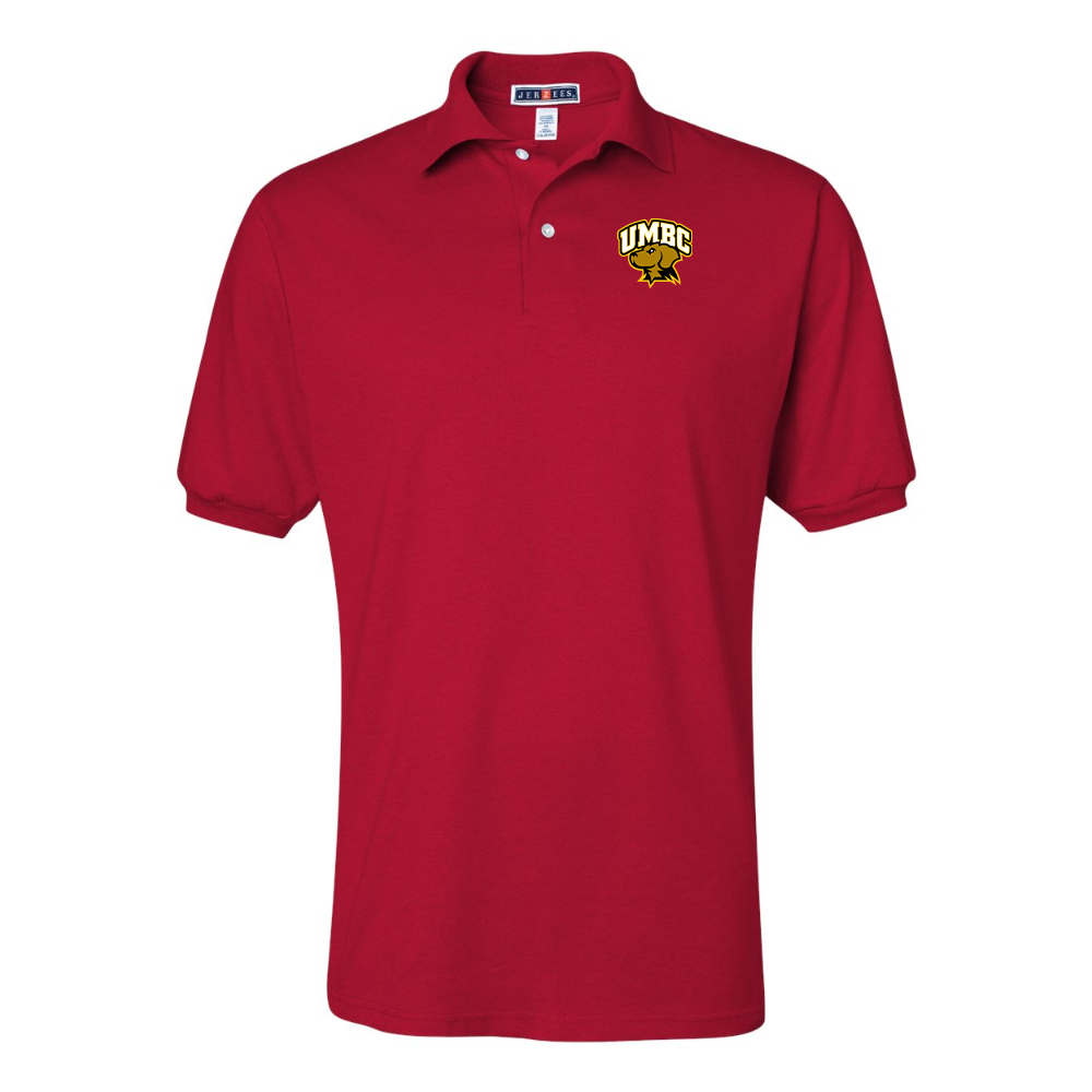 Men's UMBC Retrievers JERZEES  SpotShield polo