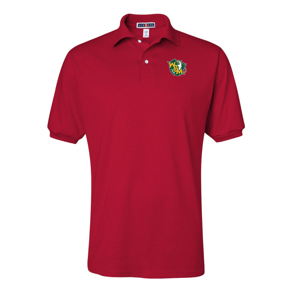 Men's William and Mary Tribe  JERZEES  SpotShield polo