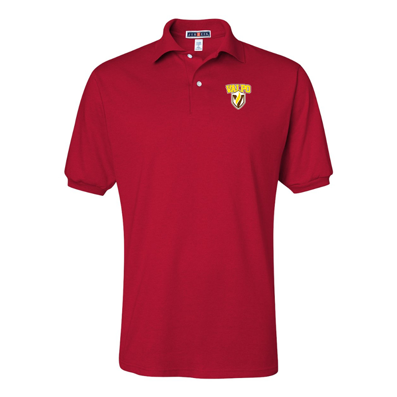 Men's Valparaiso Crusaders JERZEES  SpotShield polo