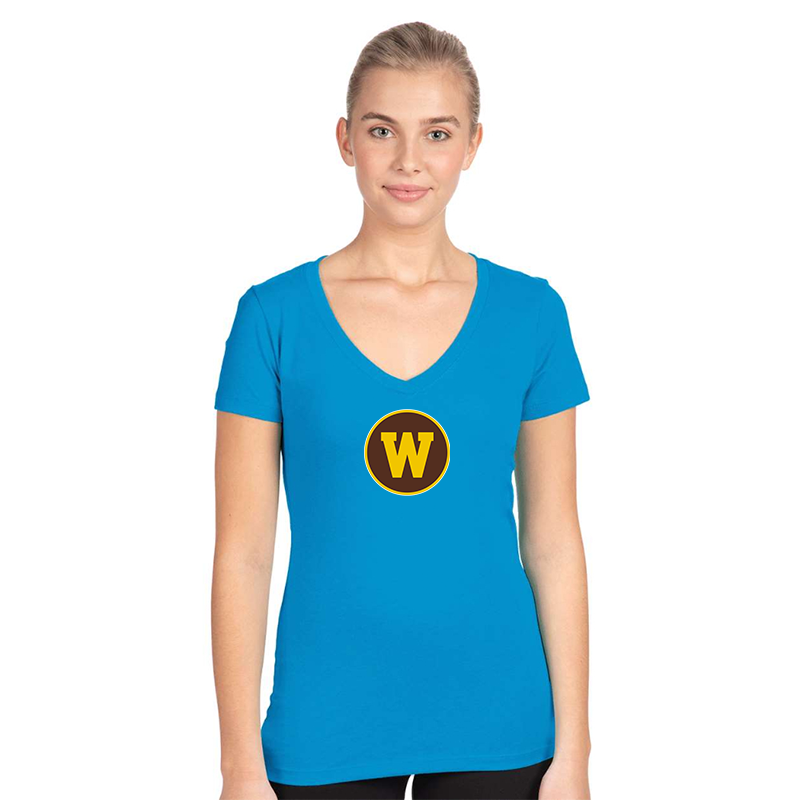 Women's Western Michigan Broncos Next Level V-Neck T-Shirt