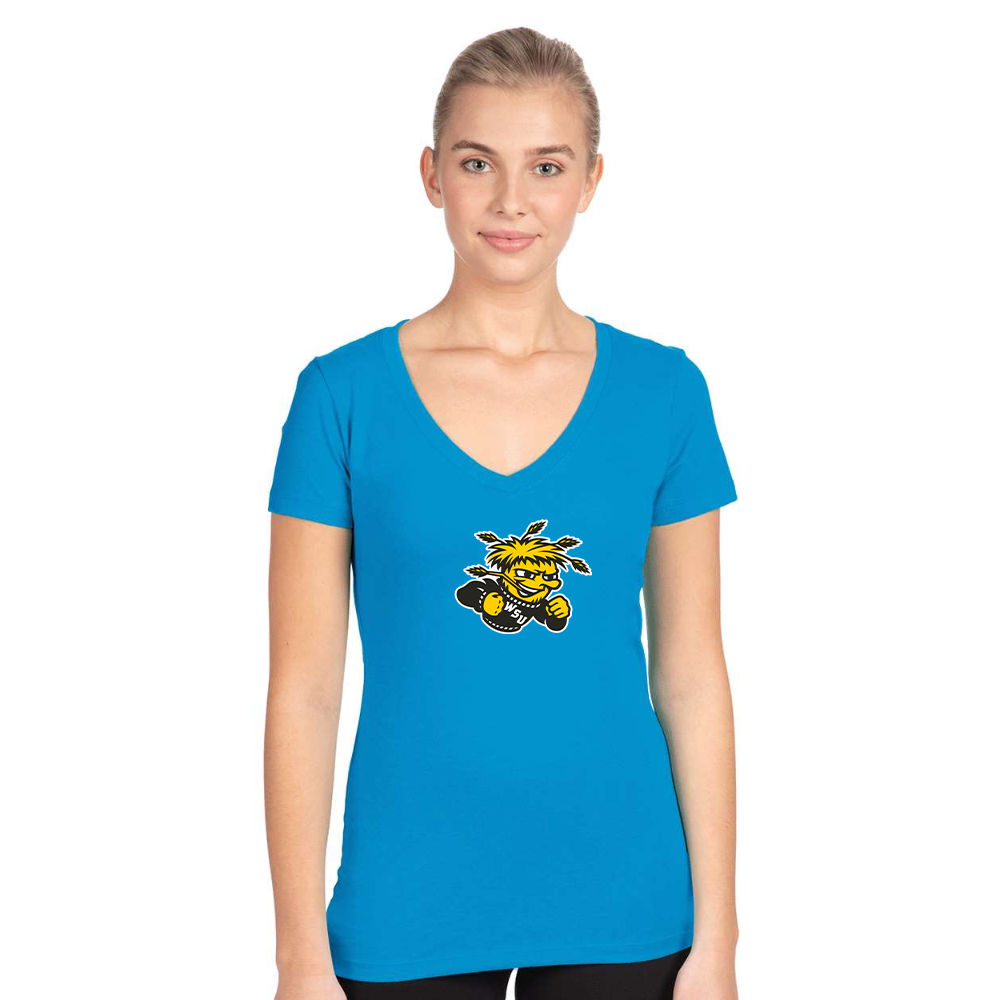 Women's Wichita State Shockers   Next Level V-Neck T-Shirt