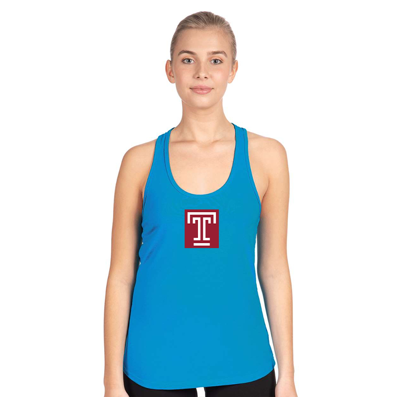 Women's Temple Owls Next Level Ideal Racerback Tank