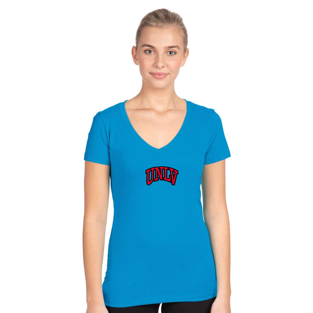 Women's UNLV Rebels  Next Level V-Neck T-Shirt