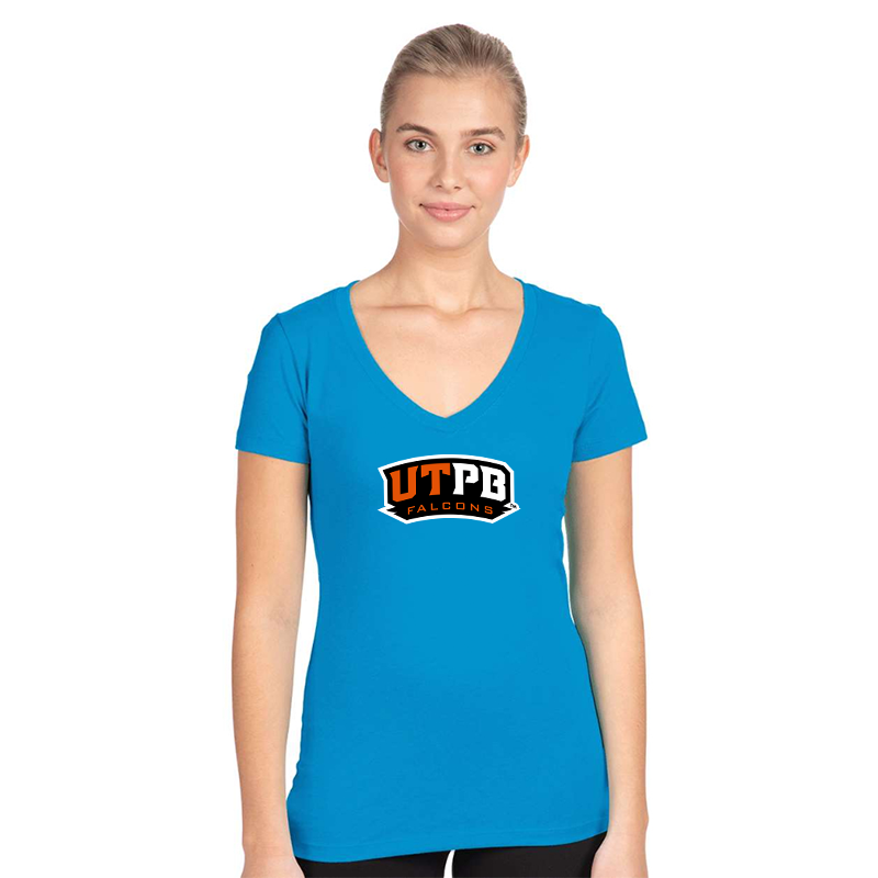 Women's UTPB Falcons Next Level V-Neck T-Shirt