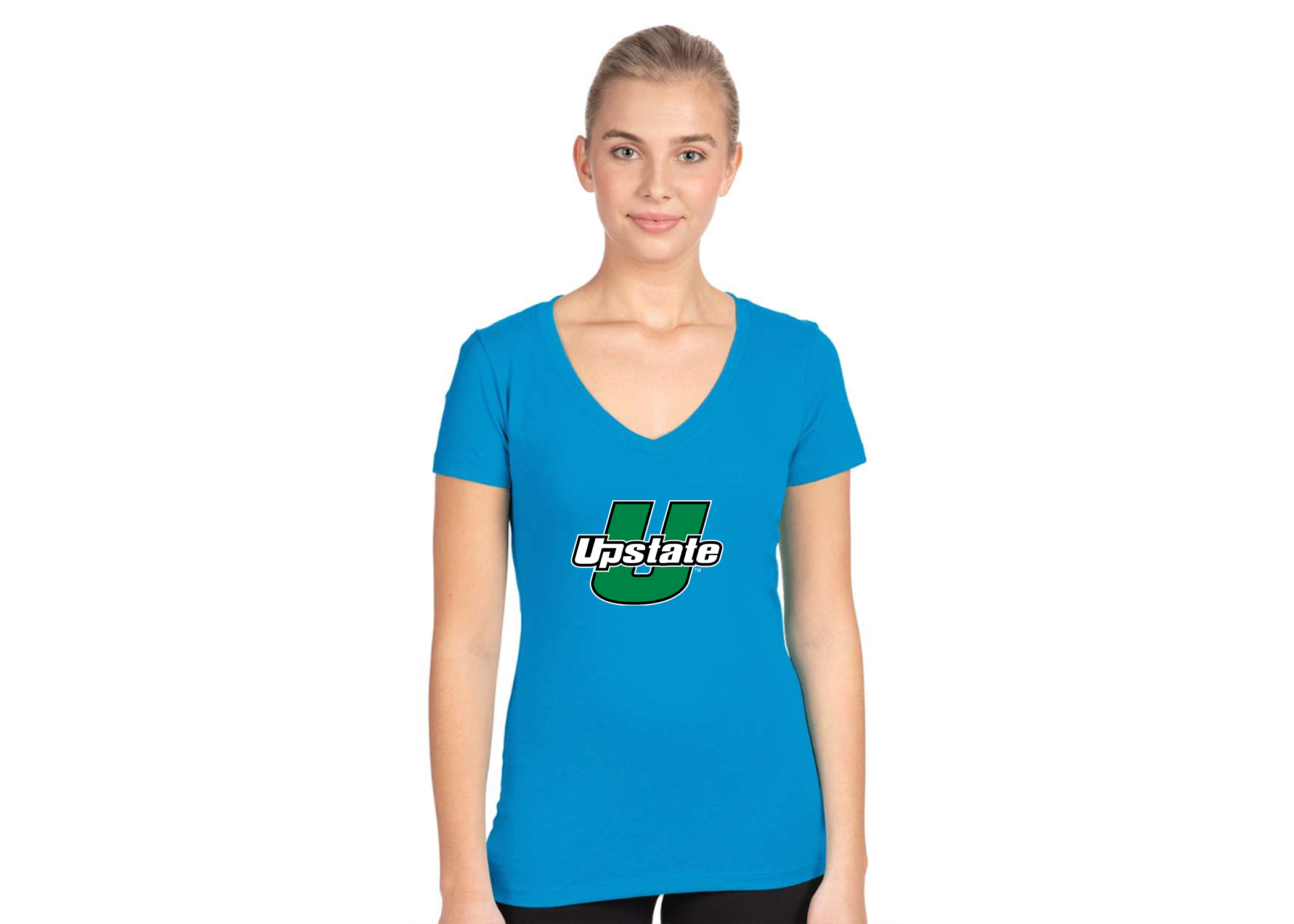 Women's USC Upstate Spartans Next Level V-Neck T-Shirt