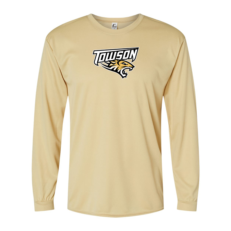 Men's Towson Tigers Performance Long Sleeve T-Shirt