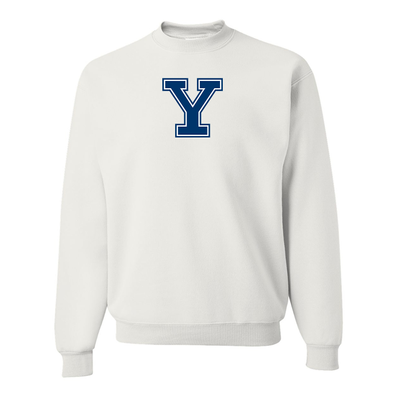 Men's Yale Bulldogs JERZEES NuBlend Crewneck Sweatshirt