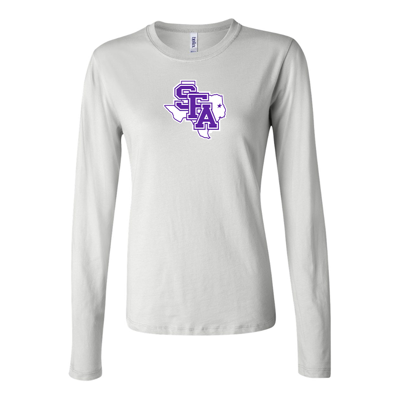 BELLA CANVAS Women’s Stephen F. Austin Lumberjacks Jersey Long Sleeve Tee