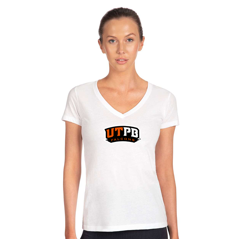 Women's UTPB Falcons Next Level V-Neck T-Shirt