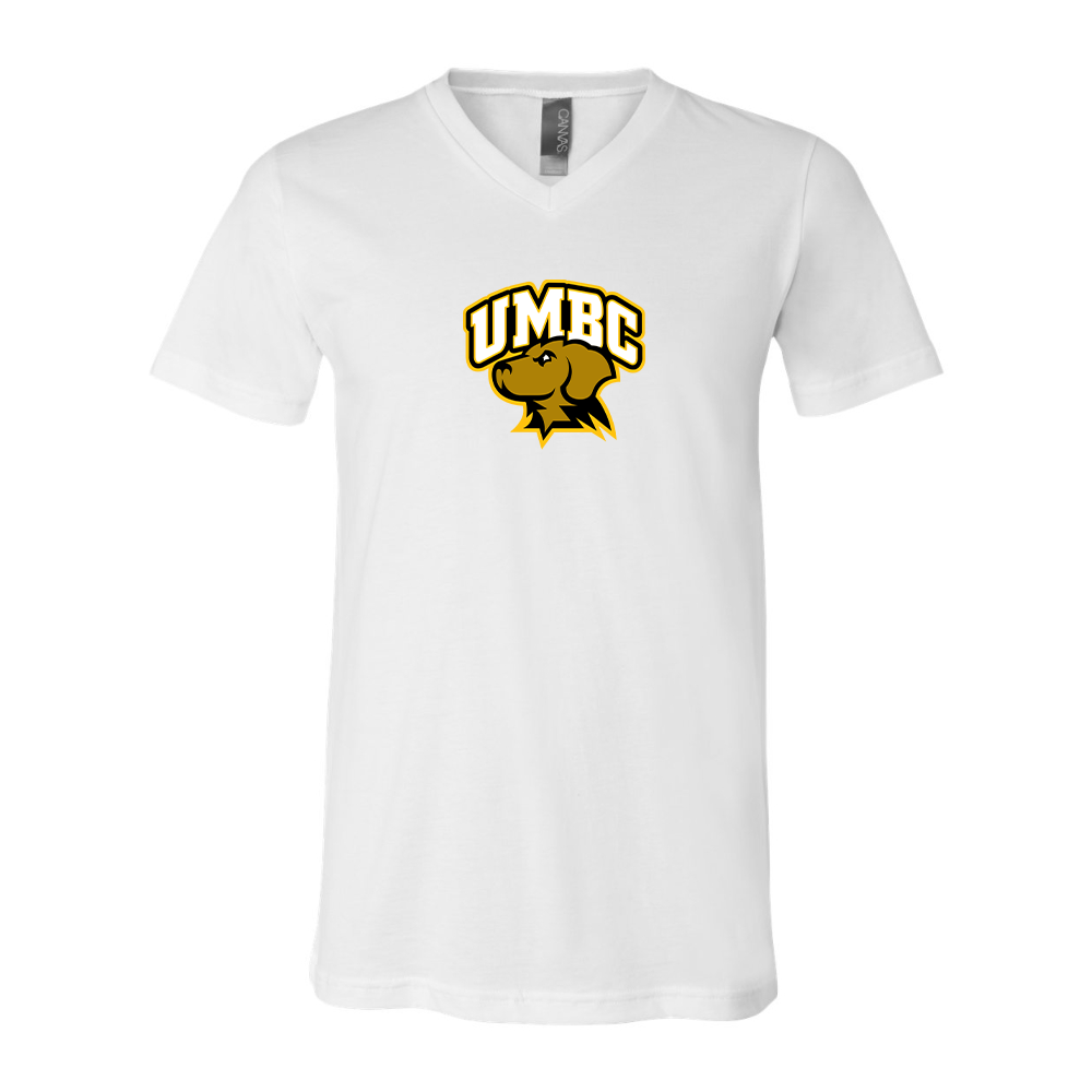 UMBC Retrievers BELLA  CANVAS - Jersey V-Neck T-Shirt