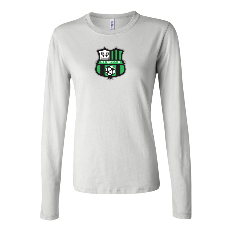 BELLA CANVAS Women’s U.S. Sassuolo Soccer  Jersey Long Sleeve Tee