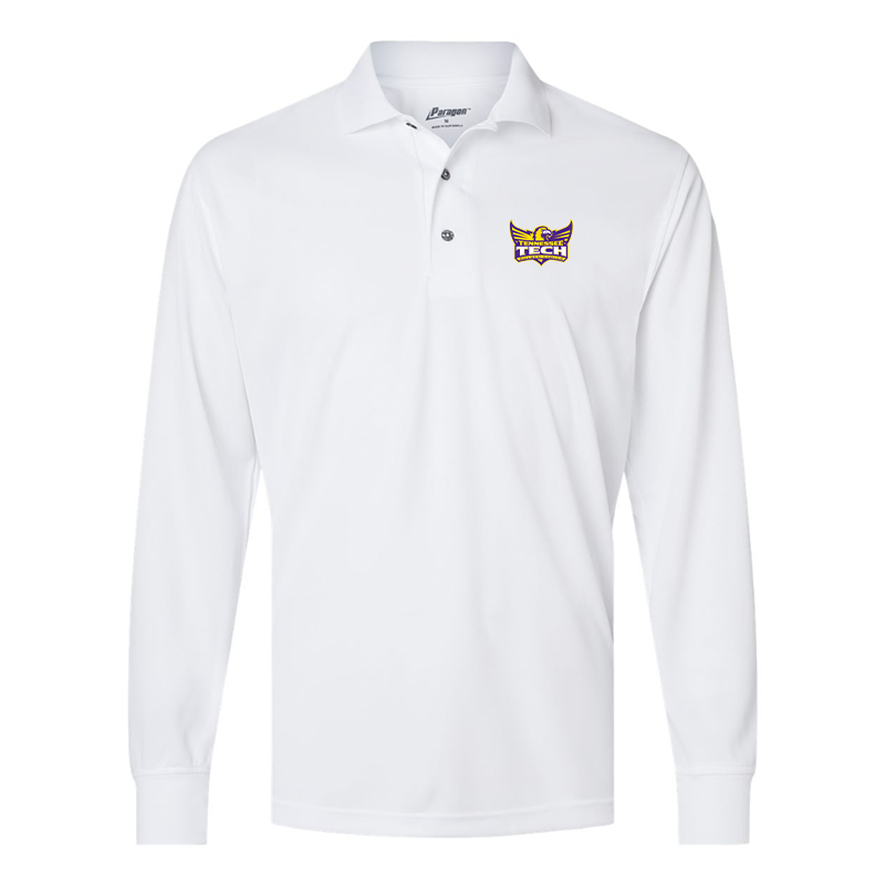 Men's  Tennessee Tech Golden Eagles Paragon Prescott Long Sleeve Polo