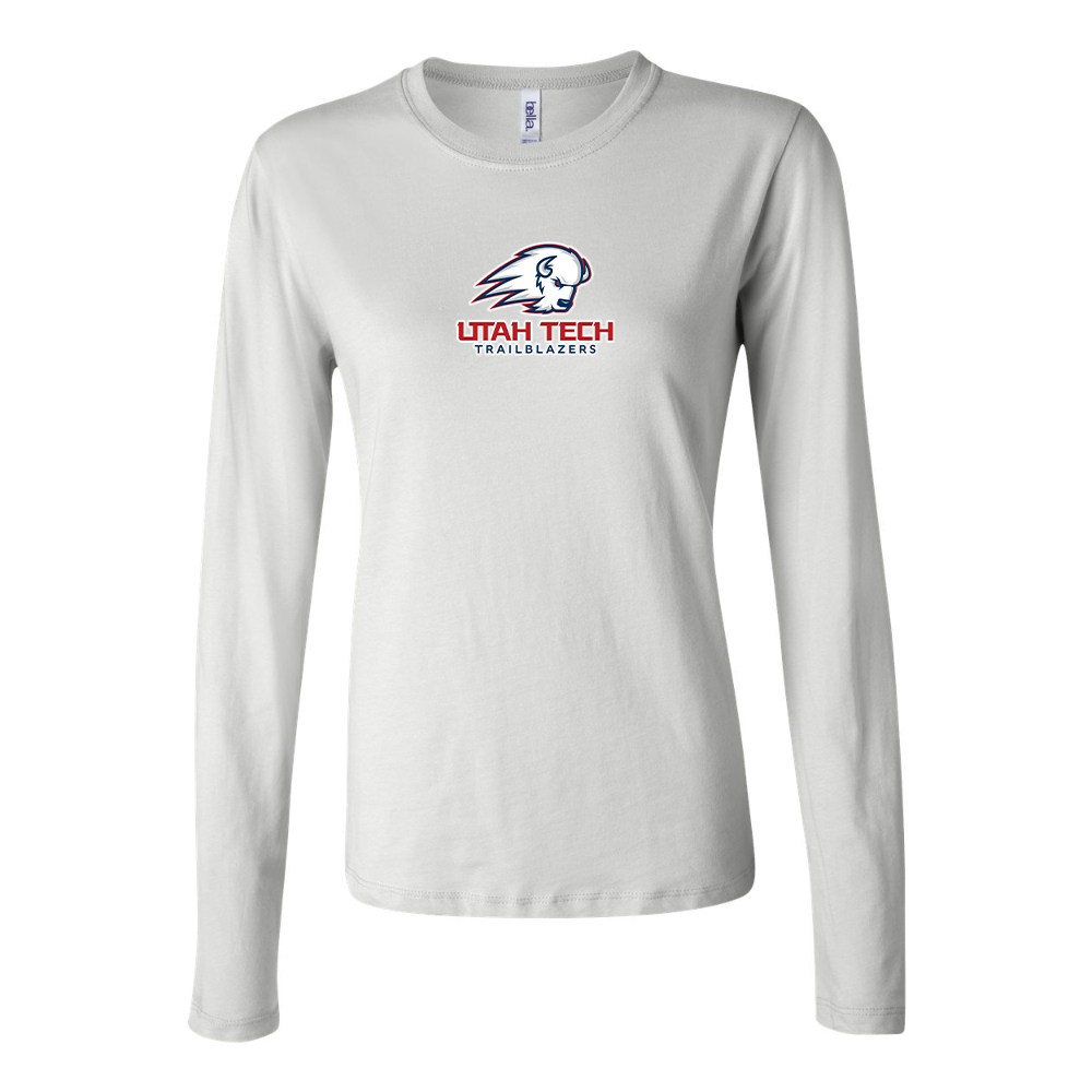 BELLA CANVAS Women’s Utah Tech Trailblazers Jersey Long Sleeve Tee
