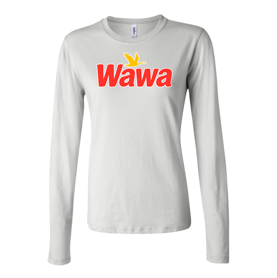 Women's  Wawa Gas Station Long Sleeve T-Shirt
