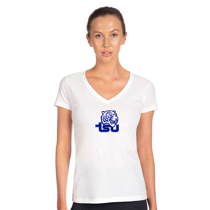 Women's Tennessee State Tigers  Next Level V-Neck T-Shirt