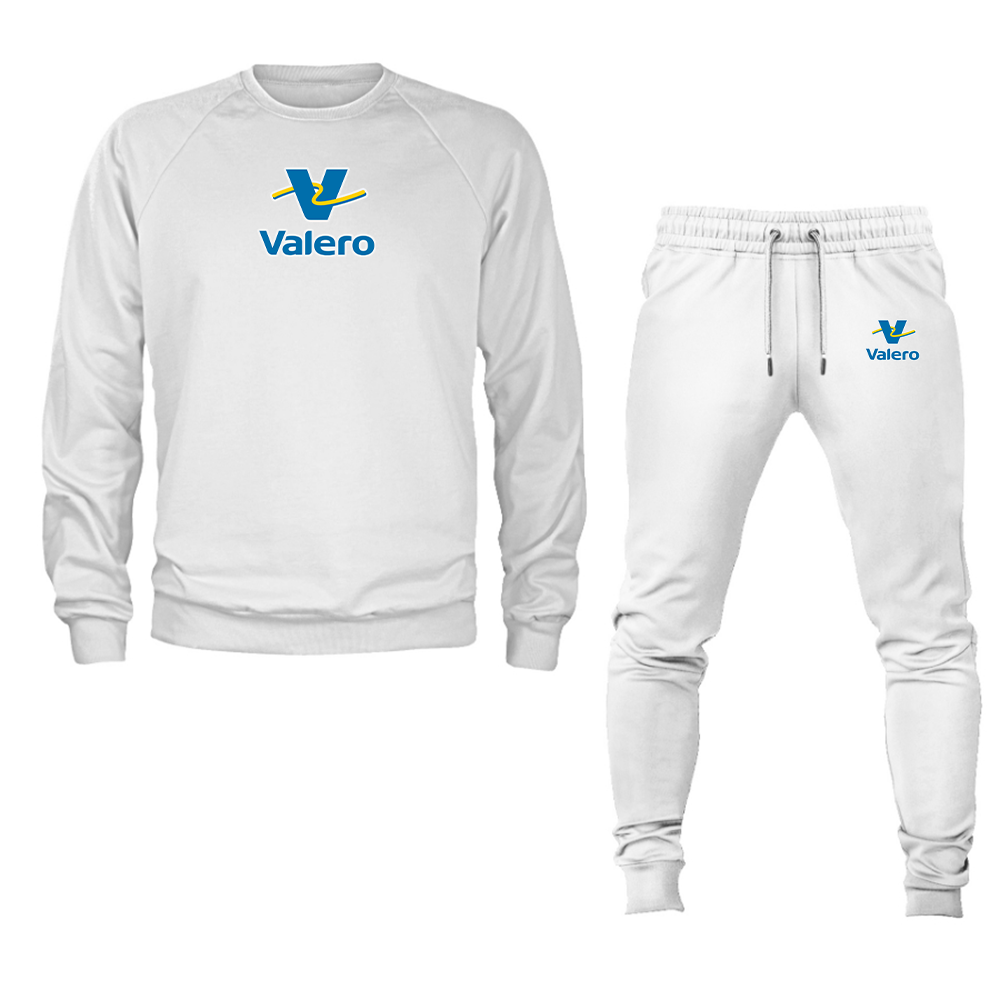 Men's Valero Gas Station Crewneck Sweatshirt Joggers Suit