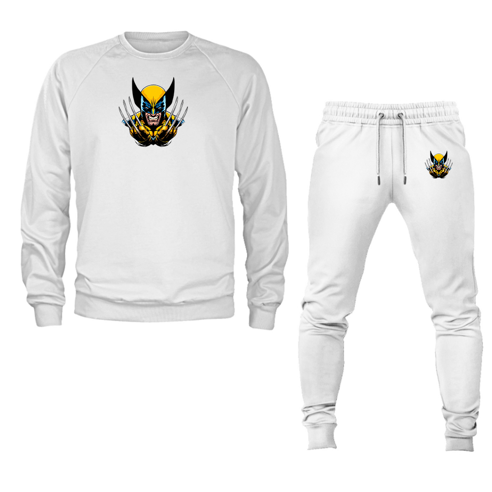 Men's Wolverine 2025 Art  Crewneck Sweatshirt Joggers Suit