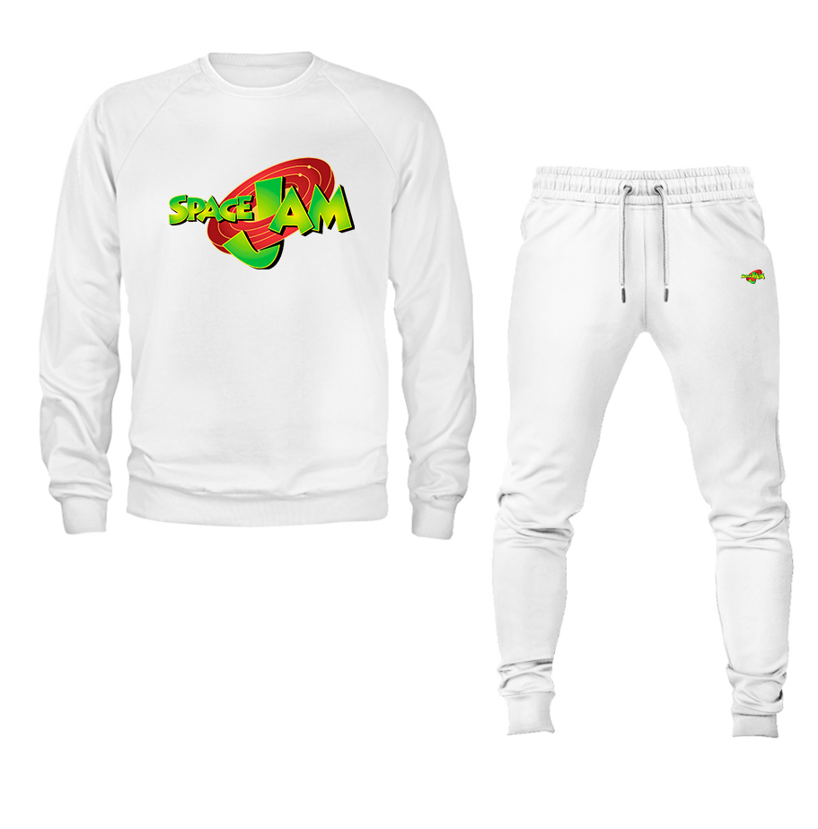 Men's Space Jam Crewneck Sweatshirt Joggers Suit