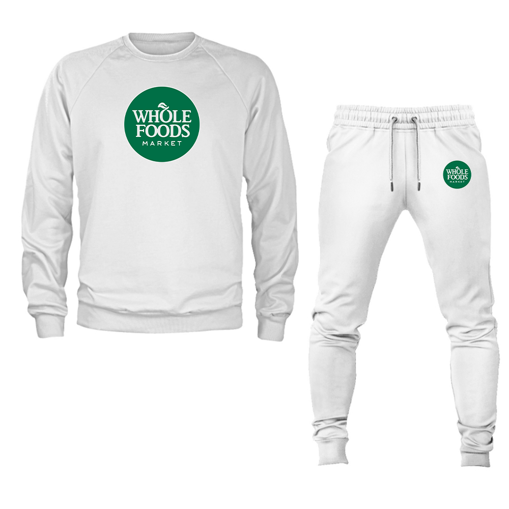 Men's Whole Foods Market Crewneck Sweatshirt Joggers Suit