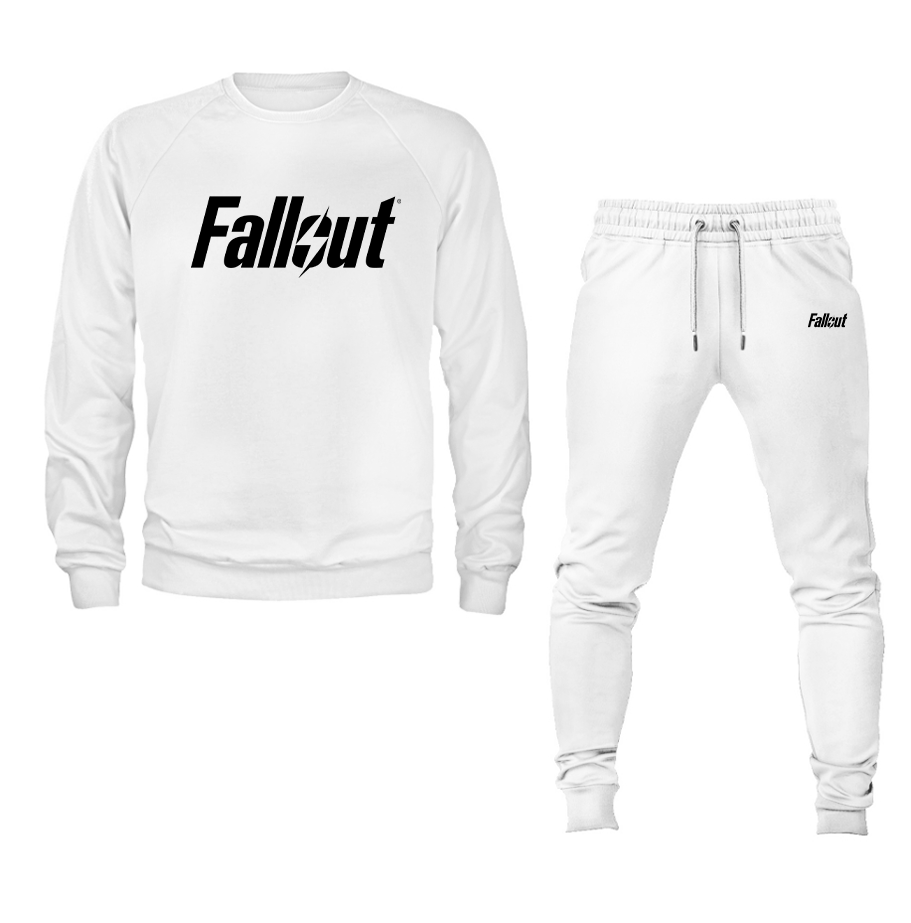 Men's Fallout Crewneck Sweatshirt Joggers Suit