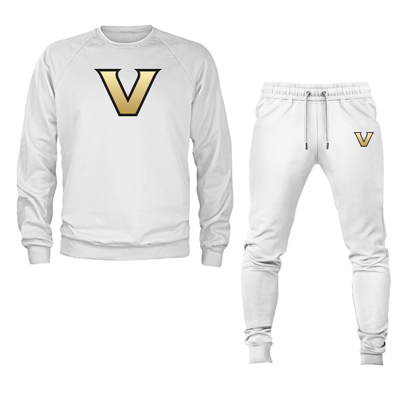 Men's Vanderbilt Commodores Crewneck Sweatshirt Joggers Suit