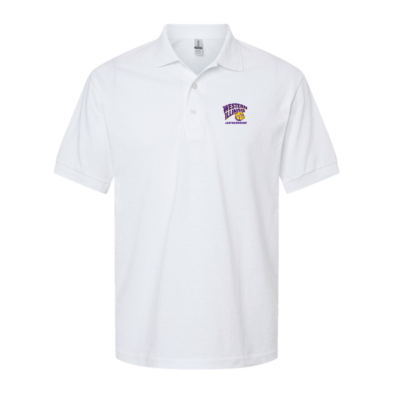 Men's Western Illinois Leathernecks Gildan Dry Blend Jersey Polo